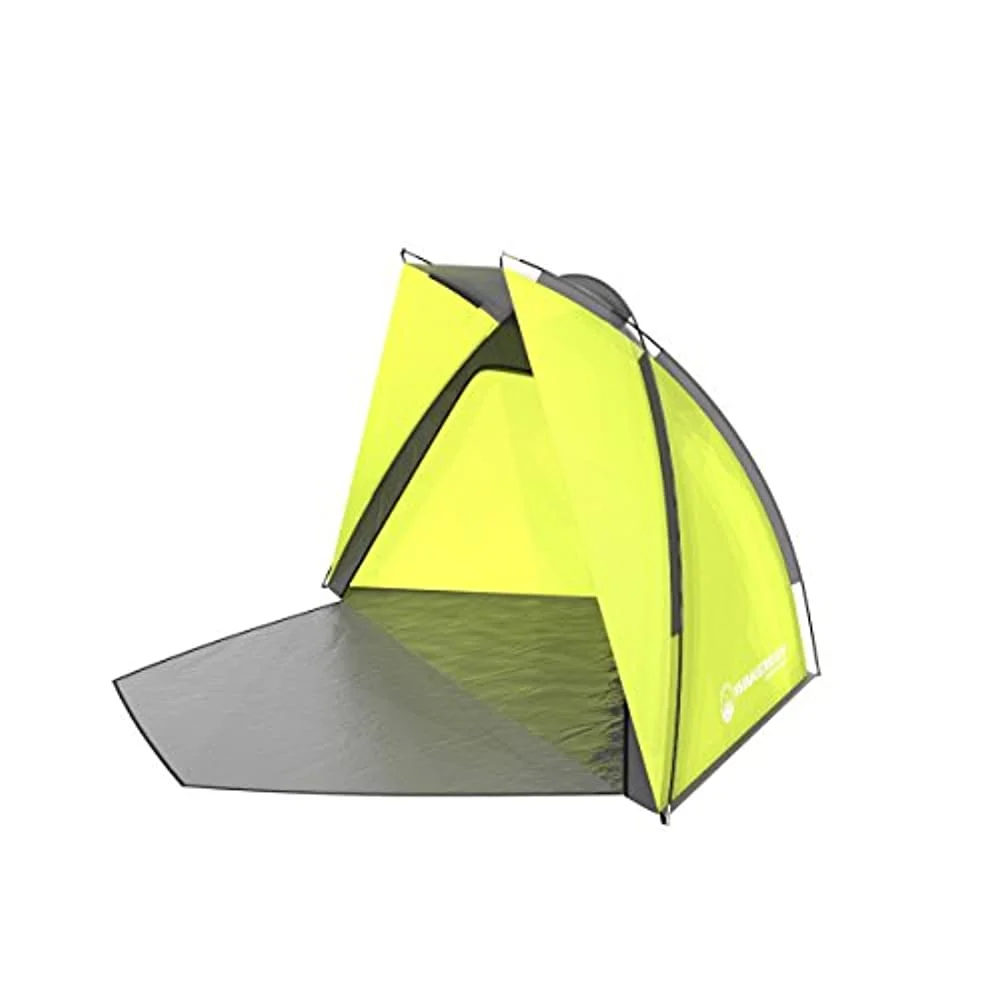 Wakeman Outdoors  7.9 mm Beach Tent- Sun Shelter for Shade with UV Protection, Green