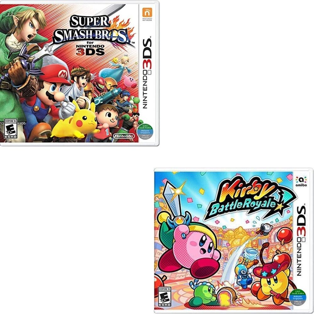 Brand New Game Bundle Kirby: Battle Royale & Super Smash Bros. 3DS