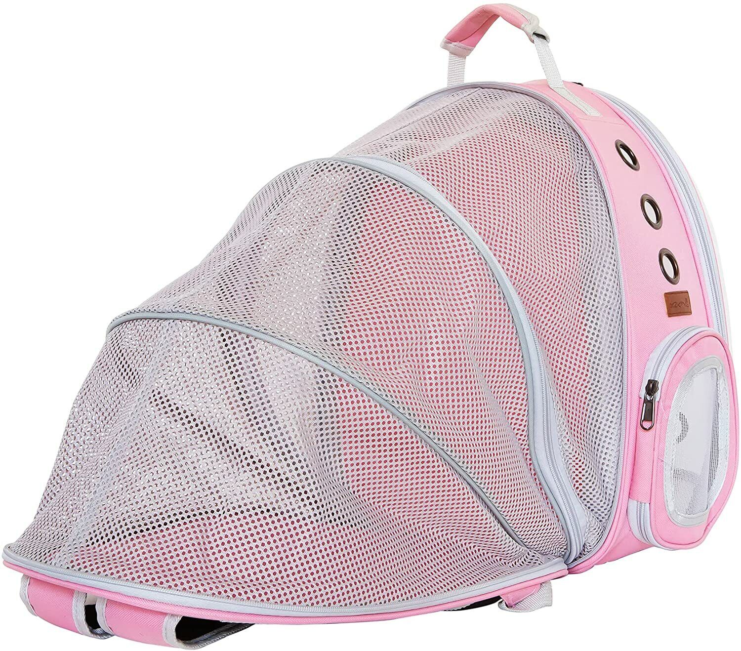 Pet Cat Dog Carrier Backpack Bubble Back Expandable Travel Bag Airline Approved