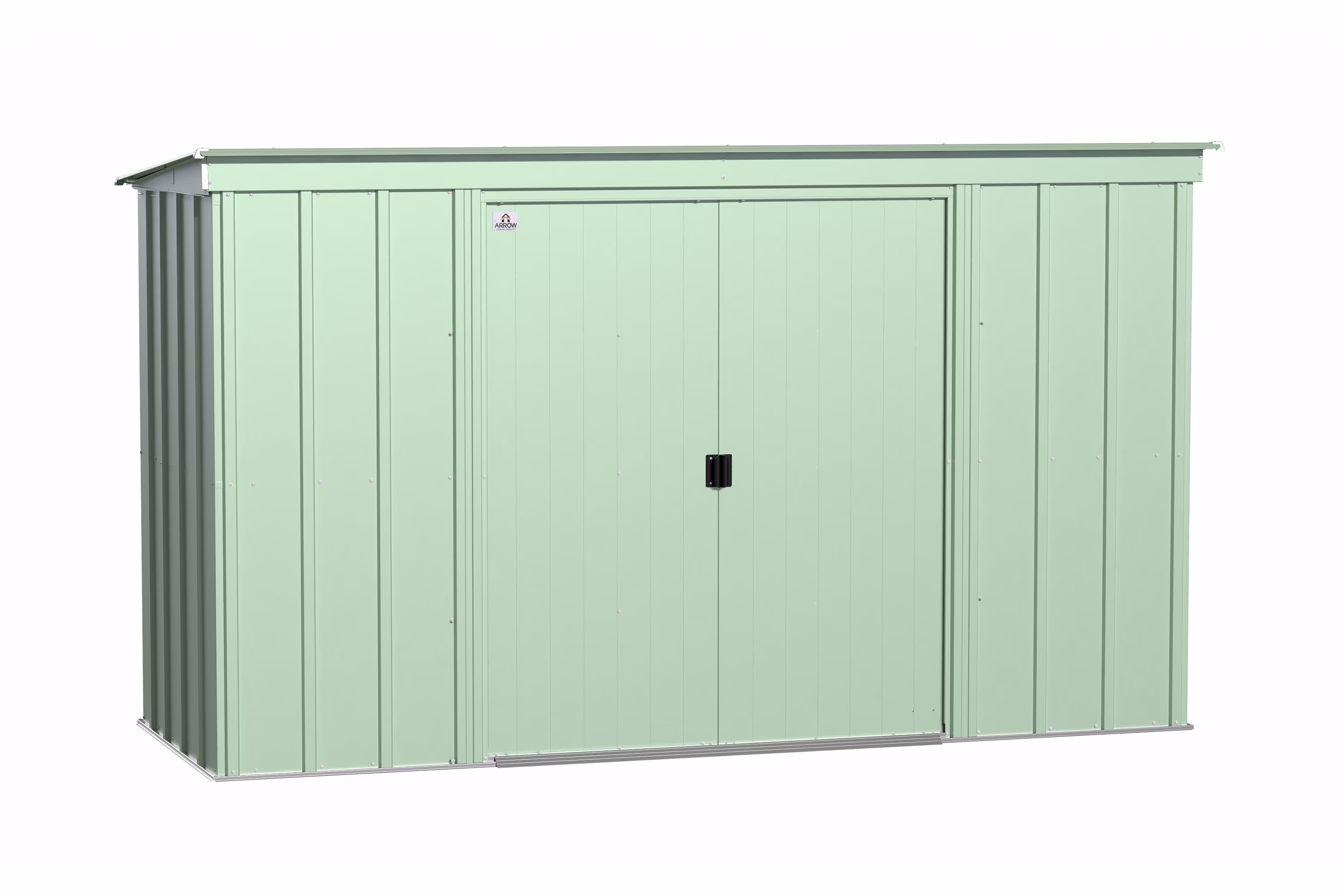 Arrow Classic Steel Storage Shed, 10x4, Sage Green
