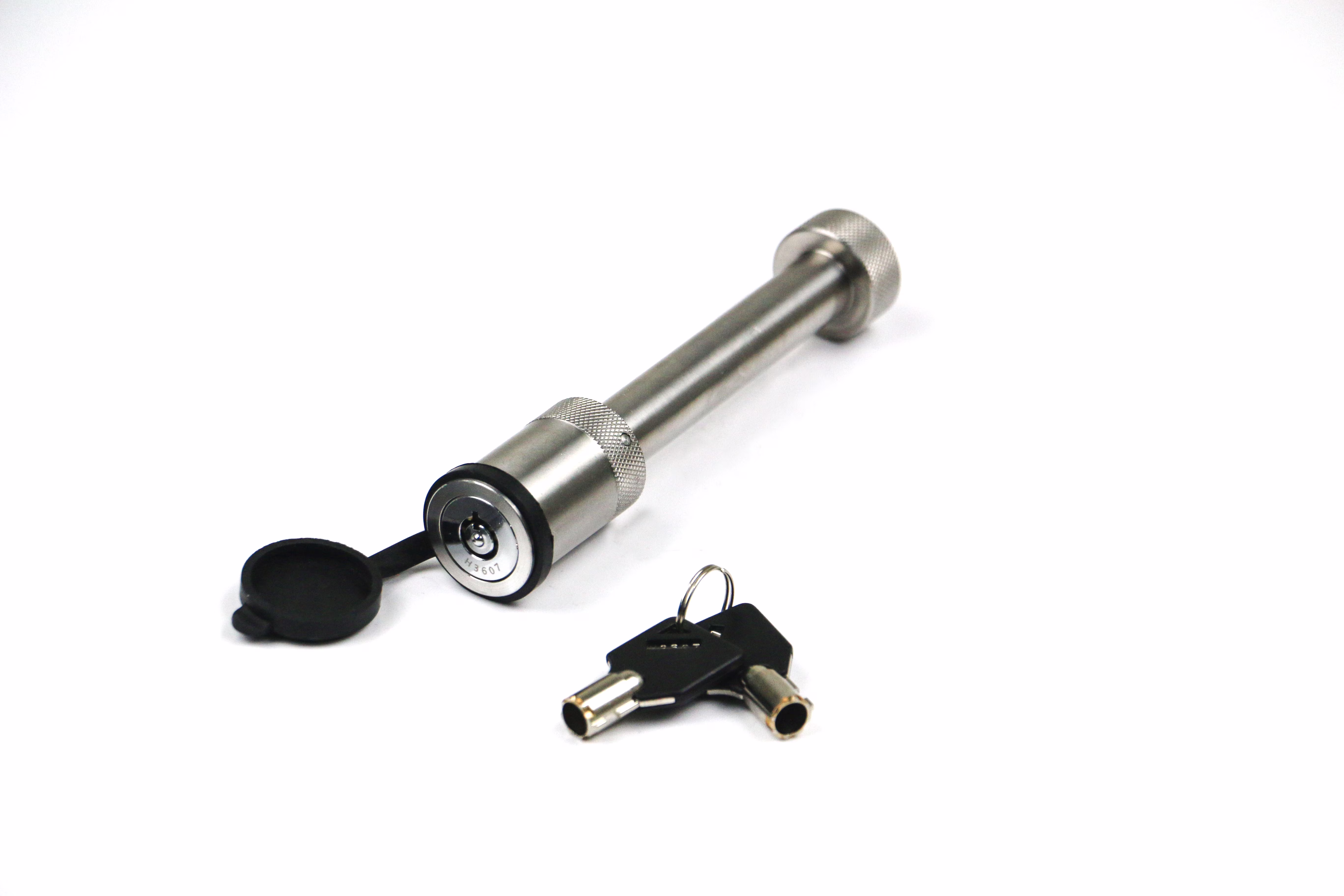 Weigh Safe WS05 Stainless Steel Receiver Lock - Designed to function with ANY Ball Mount - Drop Hitch with any 2