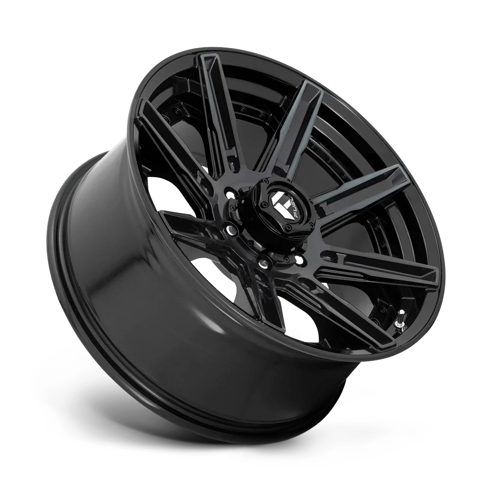 Fuel 1PC Aluminum Rim D708 ROGUE 20X10in Gloss Machined Double Dark Tint Finish, D70820007547