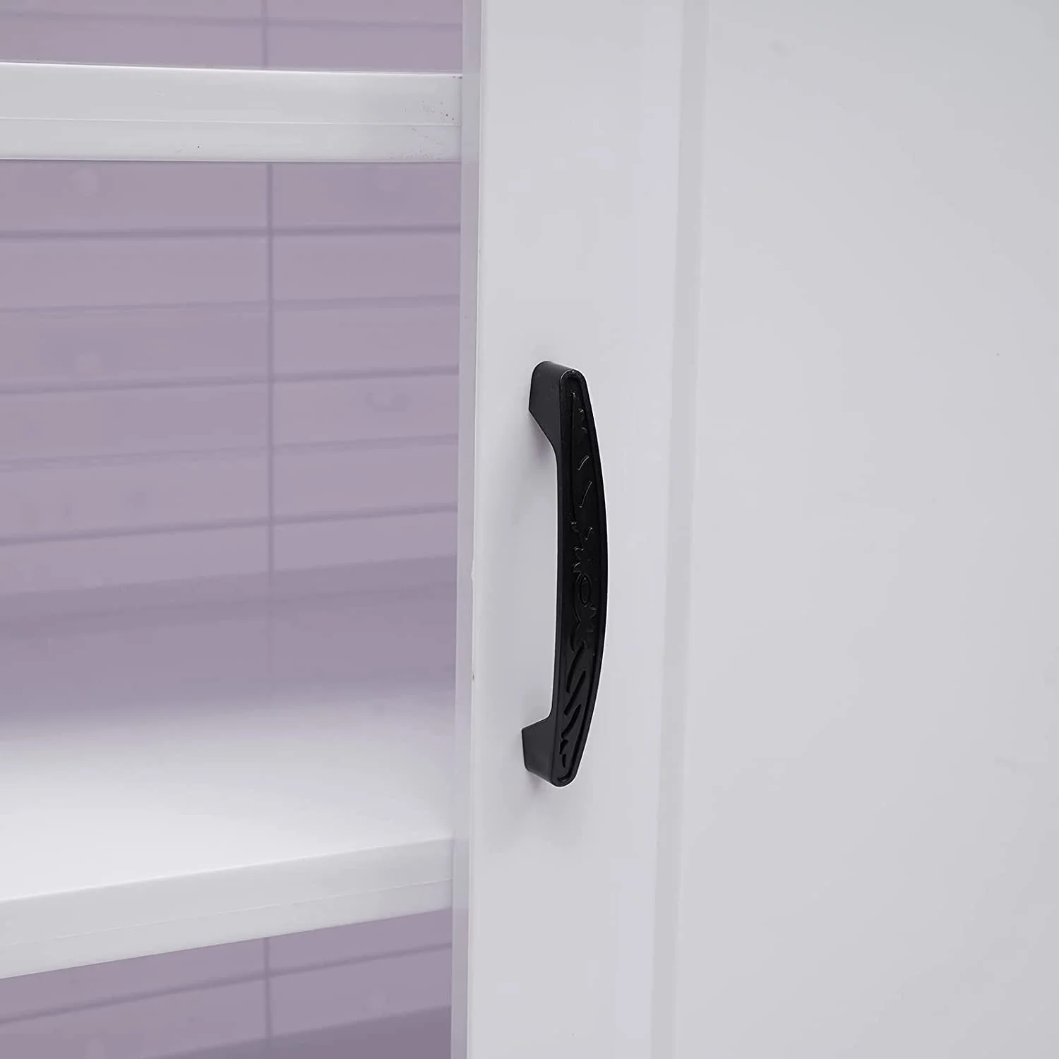 MONIPA Plastic Cabinet Drawers Dresser Rolling on Wheels with 2 Large Drawers and Top 1 Large Cabinet (22.4