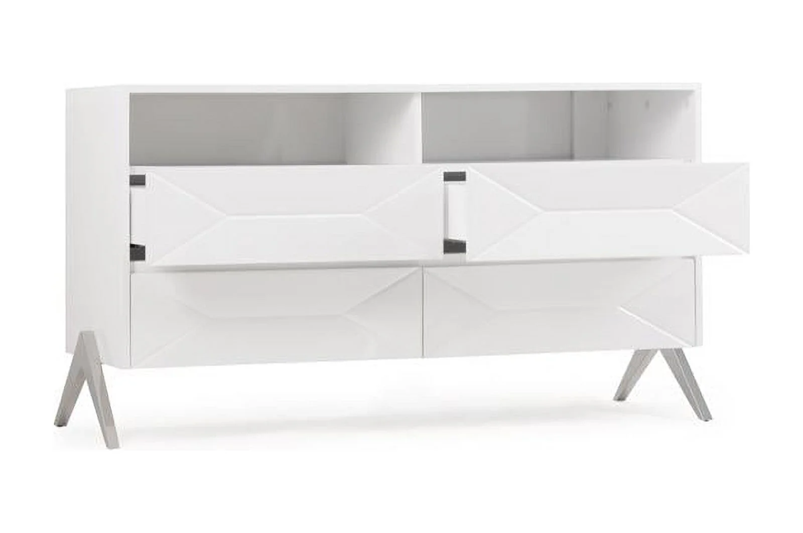 Modern White High Gloss Finish Dresser VIG Modrest Candid