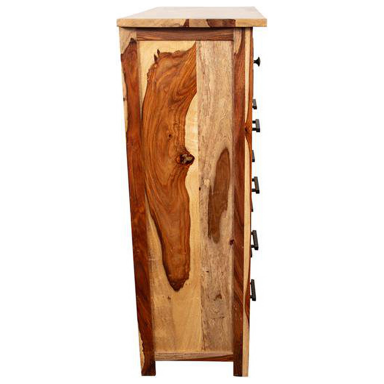 Kalispell 4 PC Solid Sheesham Wood Queen Bedroom Set