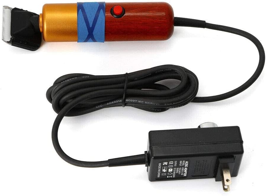 Miumaeov Dog Clipper DC12V Electric Pet Clippers Professional Pet Dog Cat Hair Trimmer Animal Grooming Clippers Tool USB Rechargeable Plug in Dog Shaver Clippers Low Noise