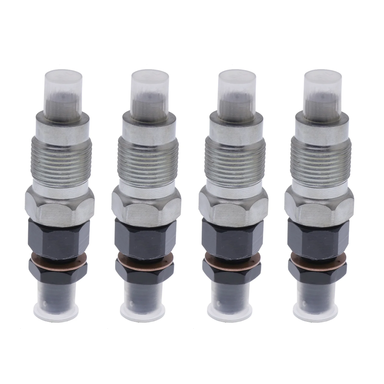 EHEparts 4Pcs Fuel Injectors 1C010-53900 for Kubota V3300 V3600 Engine M6800S M8200 M9000