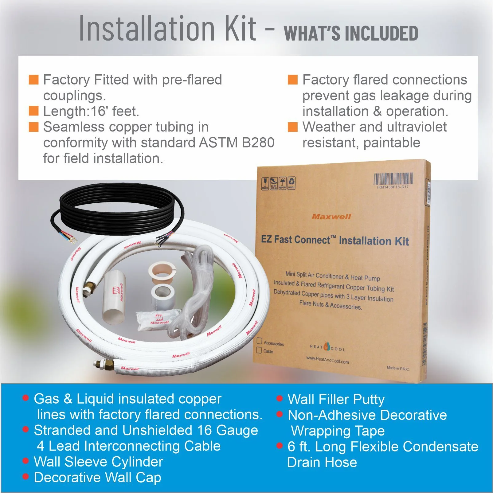 Daikin 9,000 BTU 18 SEER2 Ductless Mini-Split Heat Pump Air Conditioner 400 sq. ft.