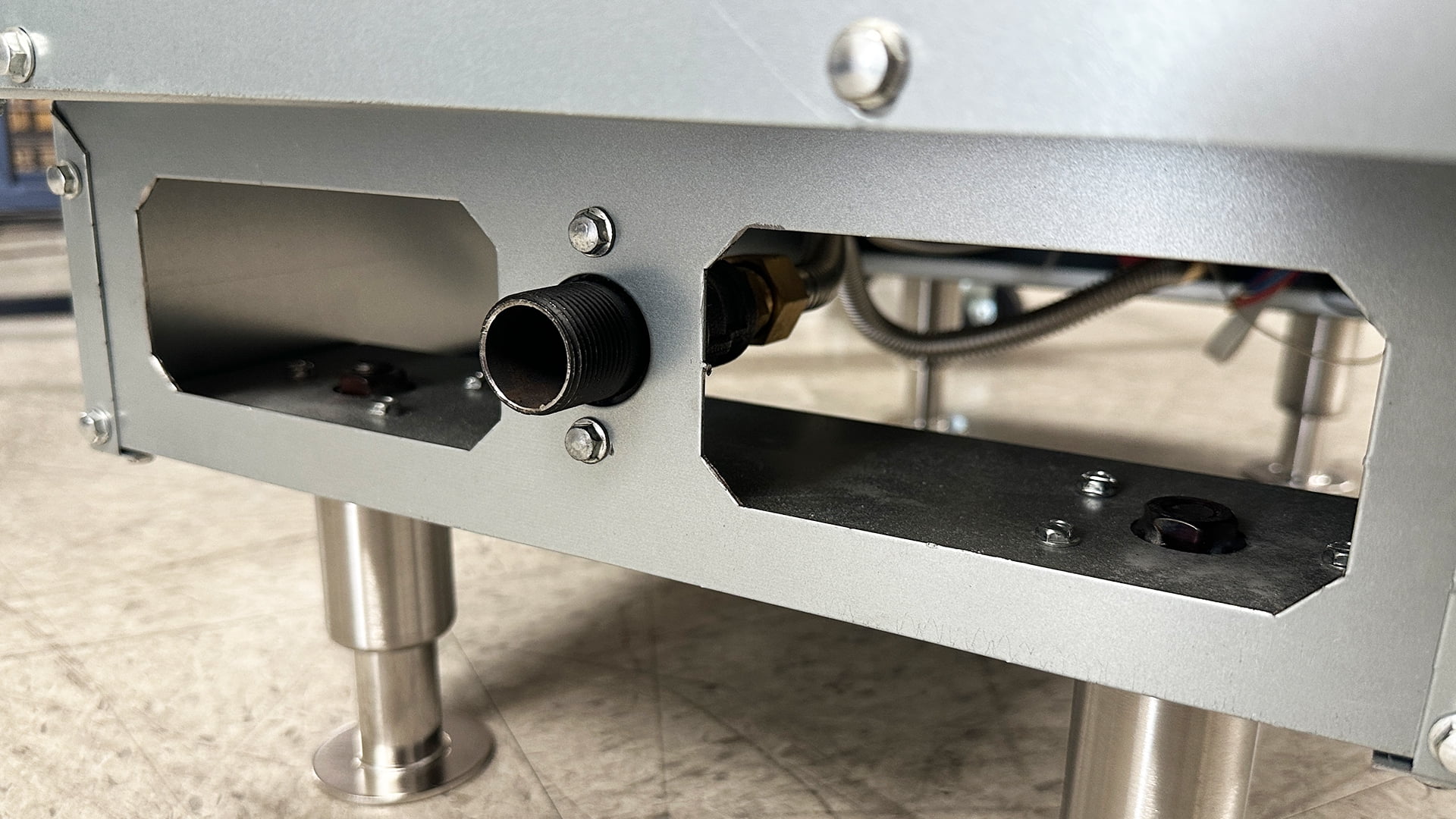 Gas Countertop Fryer three tube burners NG CTF-3