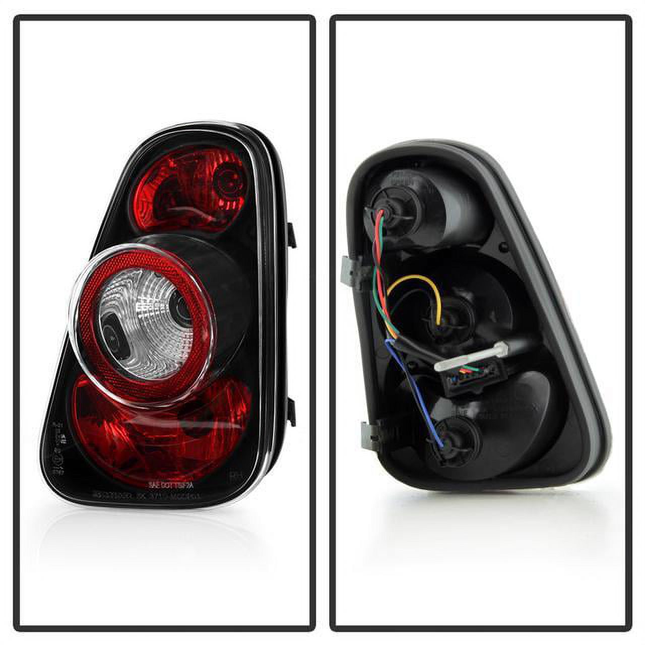 Spyder Mini Cooper 02-06 / Cooper Convertibles 05-08 Euro Style Tail Lights - Black