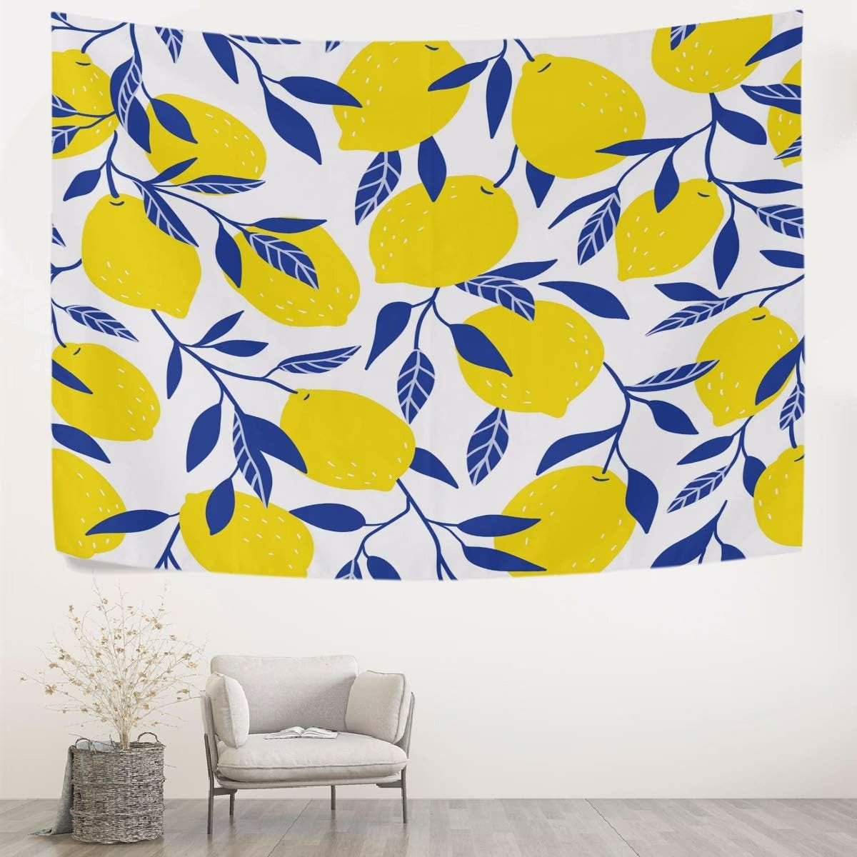 Hyjoy Tapestry Rainbow Dogs Paw Footprints Black Tapestry Wall Hanging Decorative Wall Tapestries Wall Art Wall&nbsp;Blanket&nbsp;Bedding Tapestry for Bedroom Living Room Dorm Home Decor 60