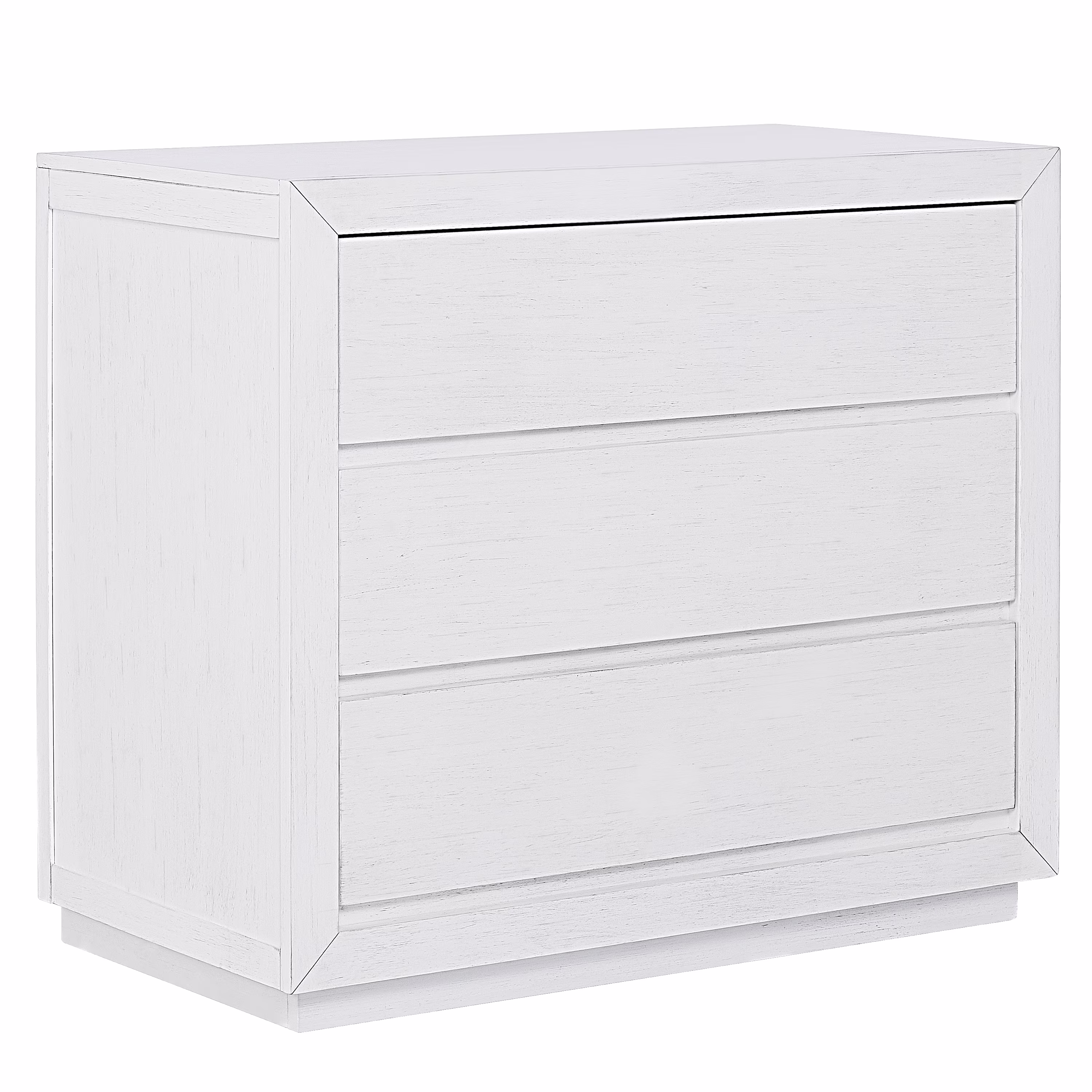 evolur Maddox 3 Drawer Chest, Weathered White
