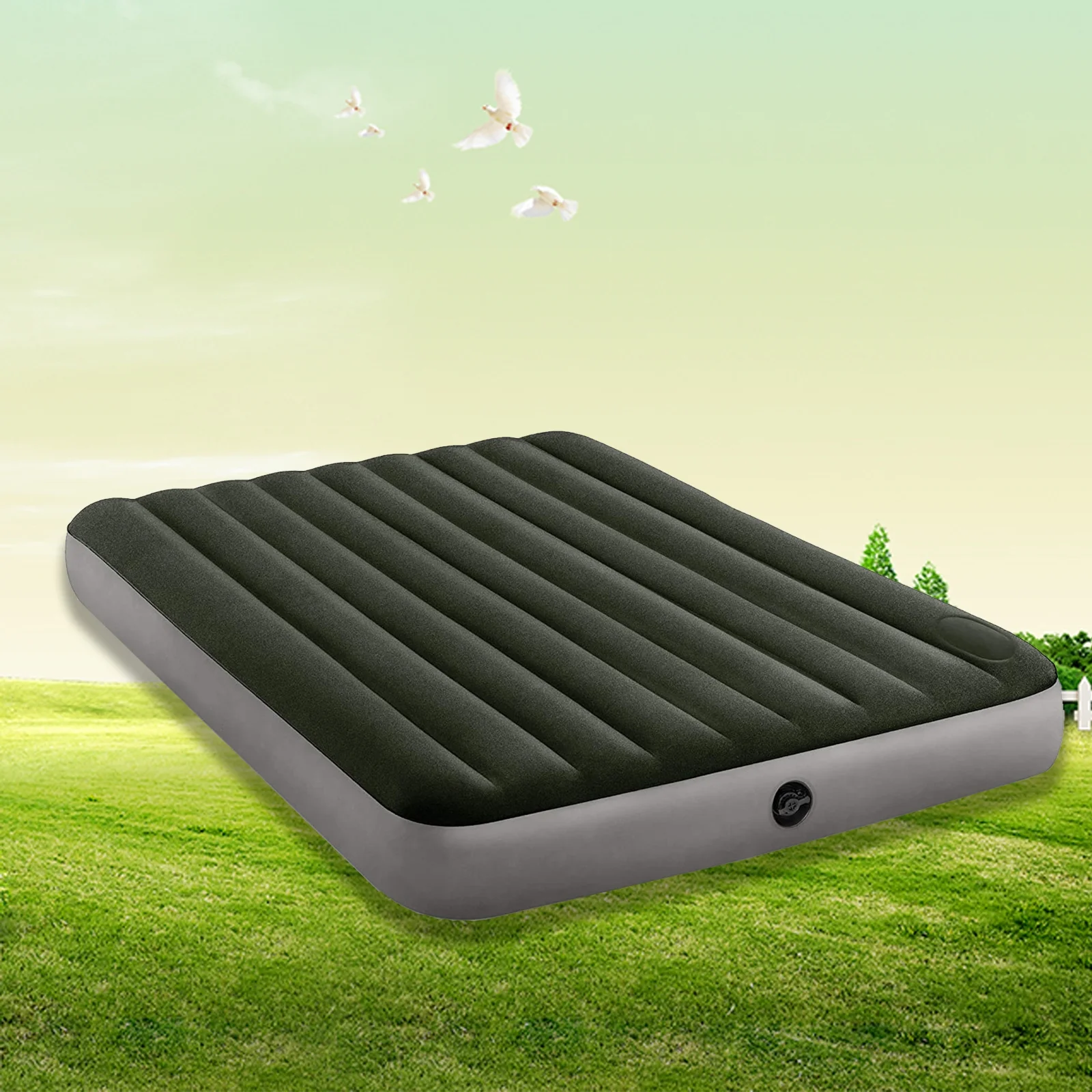 Air Mattress with Built-In Foot Pump - Standard Single Series - Queen