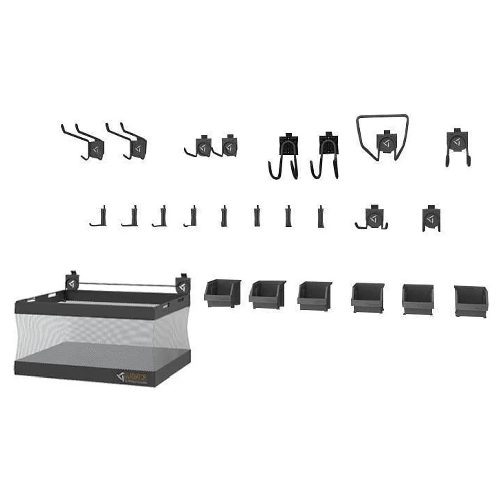Gladiator GarageWorks  25-piece Accessory Starter Kit Deluxe - Multiple parts and accessoies