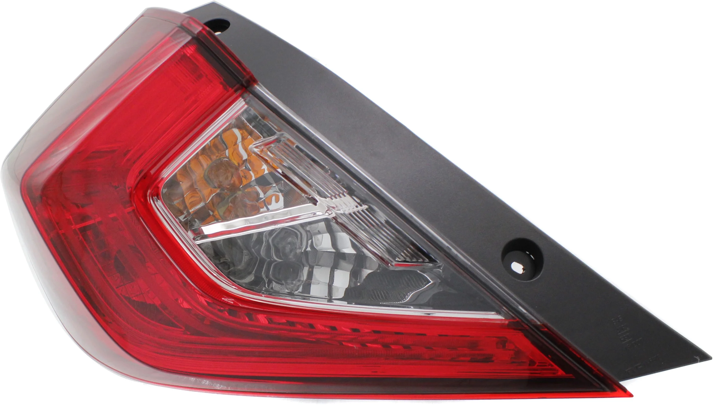 Tail Light Compatible With 2016-2021 Honda Civic Left Driver Side, Outer With bulb(s)