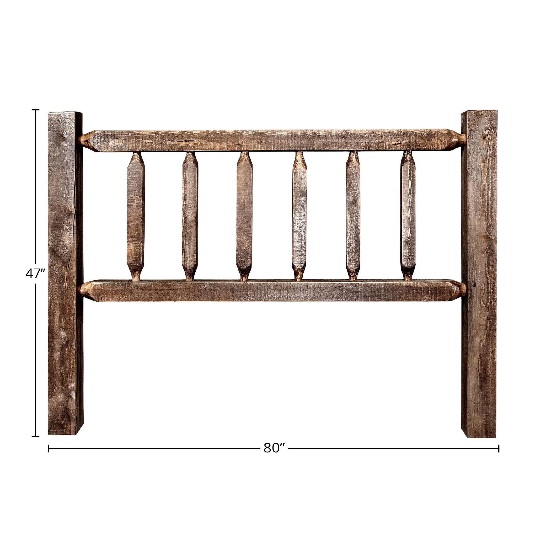 Homestead Collection Eastern King Headboard, Stain & Clear Lacquer Finish