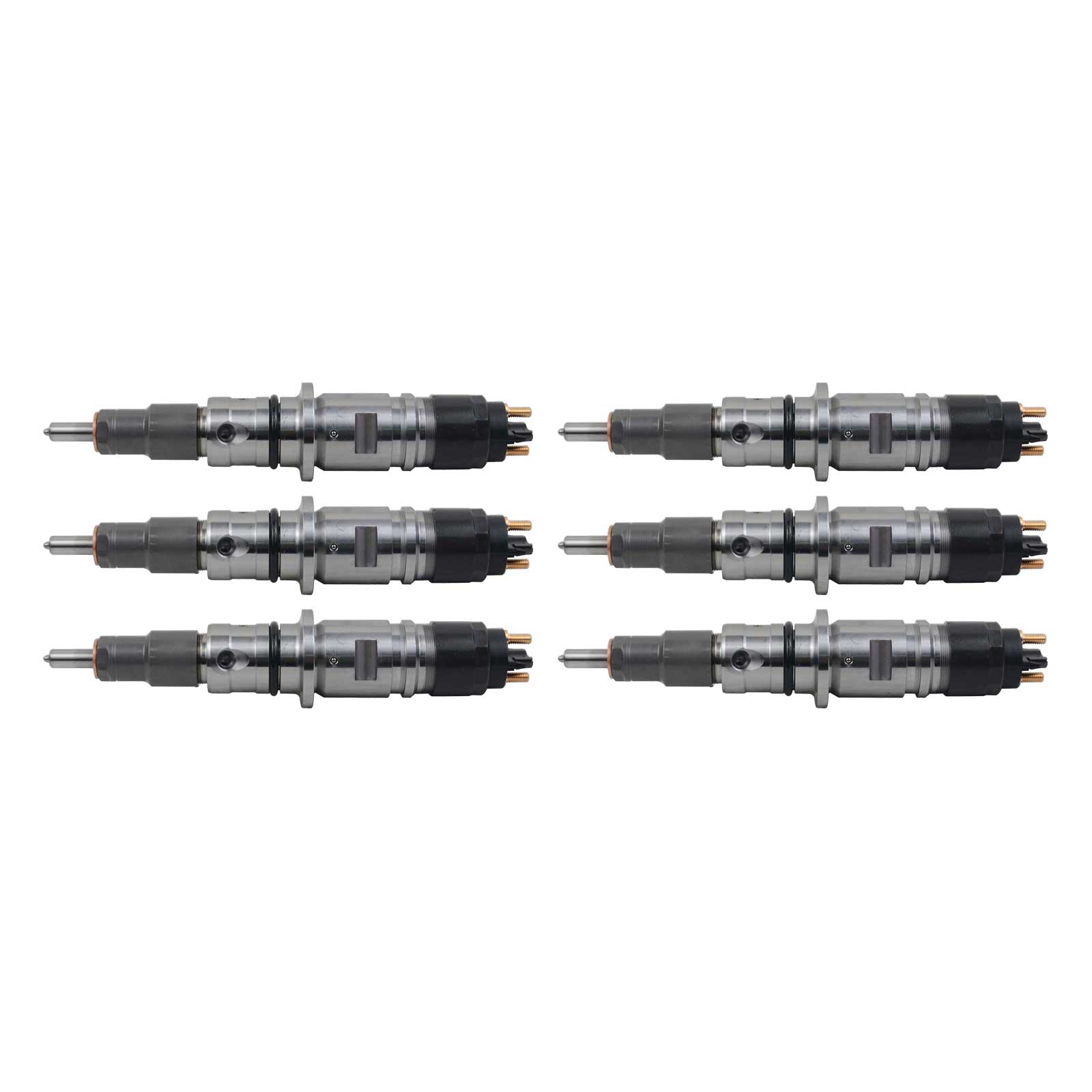 Koomaha 6x Diesel Fuel Injectors for Dodge Ram 2500 Cummins 6.7L 07-12 Pickup 0445120050 0445120193