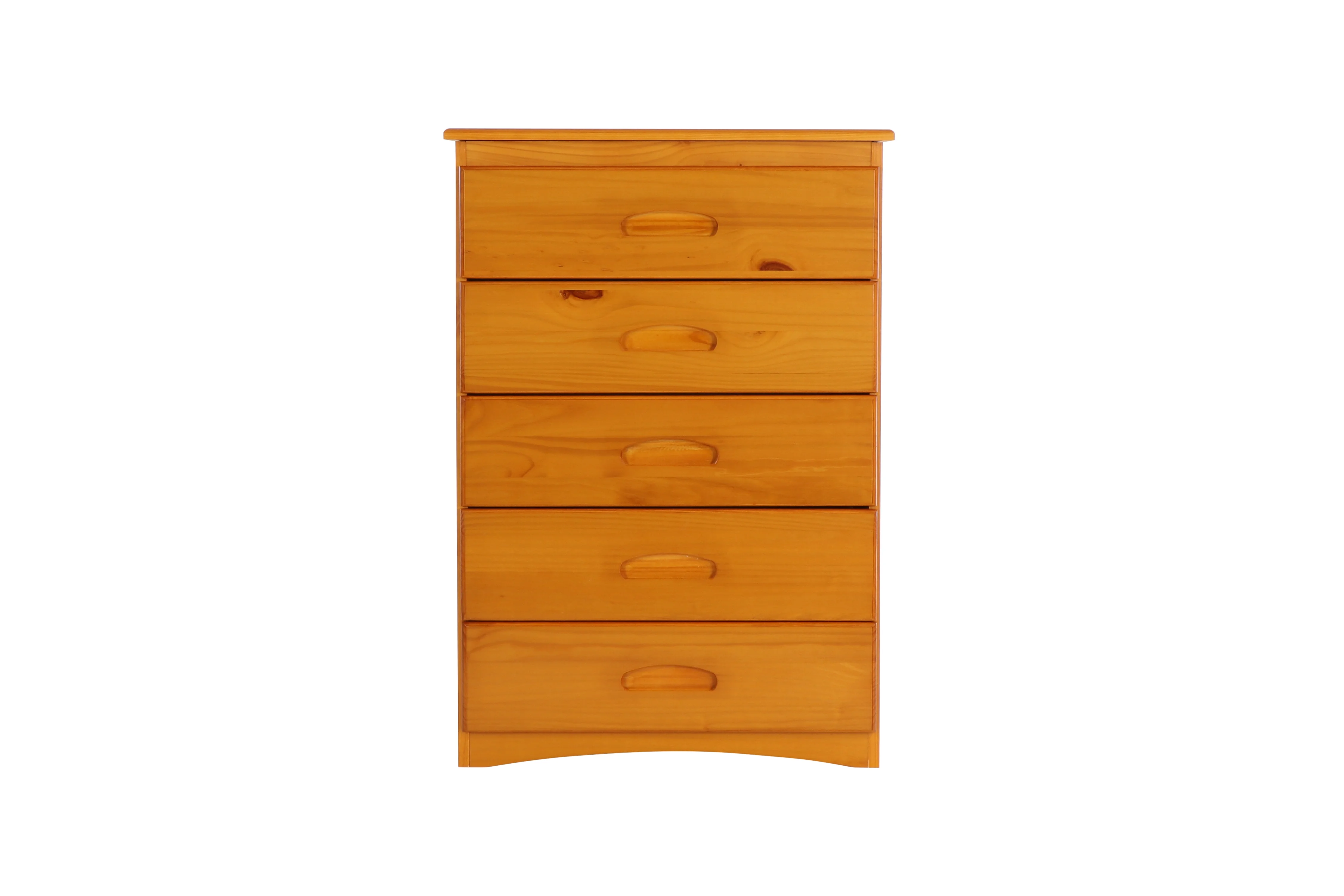 Discovery World Furniture 5 Drawer Chest in Honey