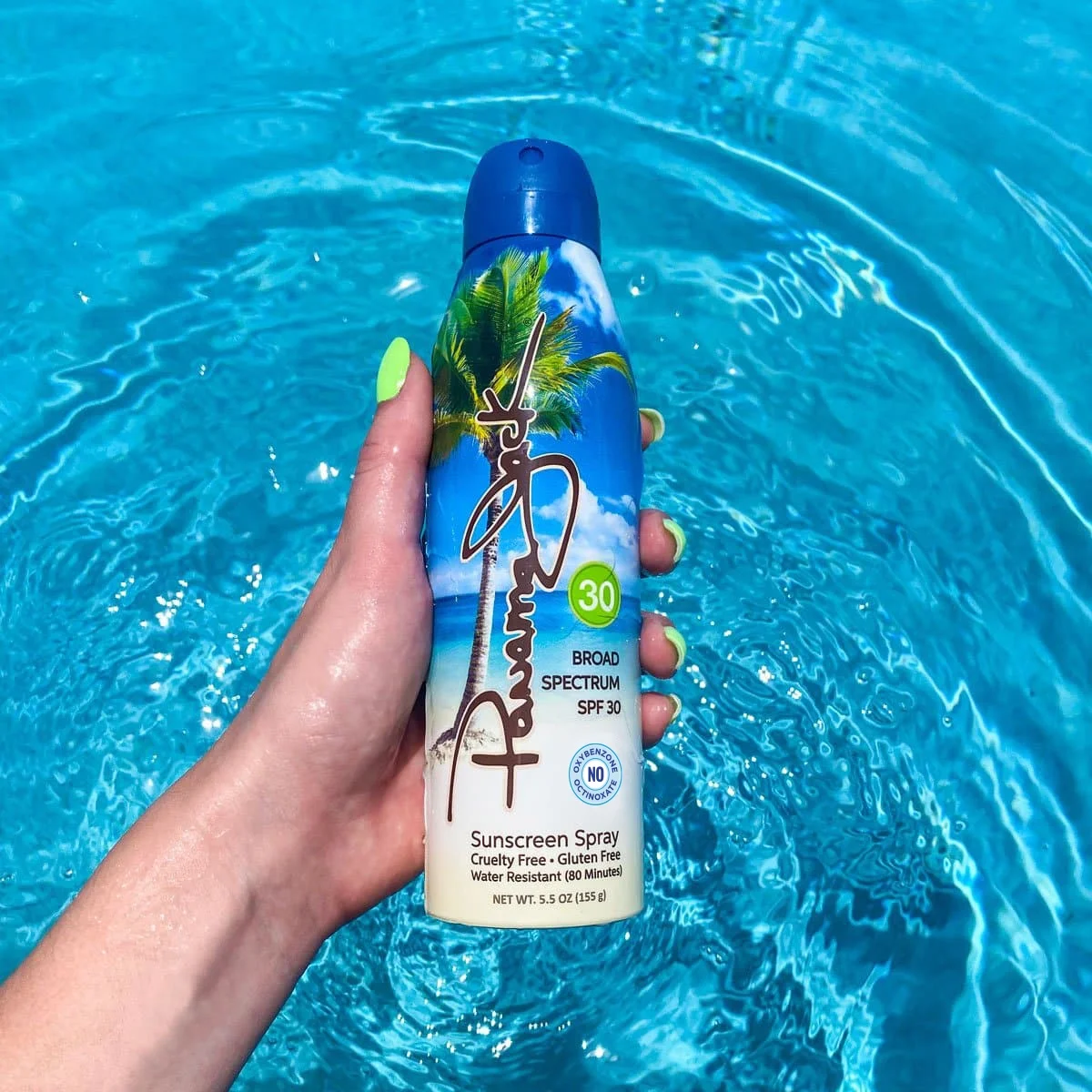 Panama Jack Continuous Spray Sunscreen - SPF 30, Broad Spectrum UVA/UVB Protection, PABA, Paraben, Gluten & Cruelty Free, Water Resistant (80 Minutes), 5.5 OZ (Pack of 2)