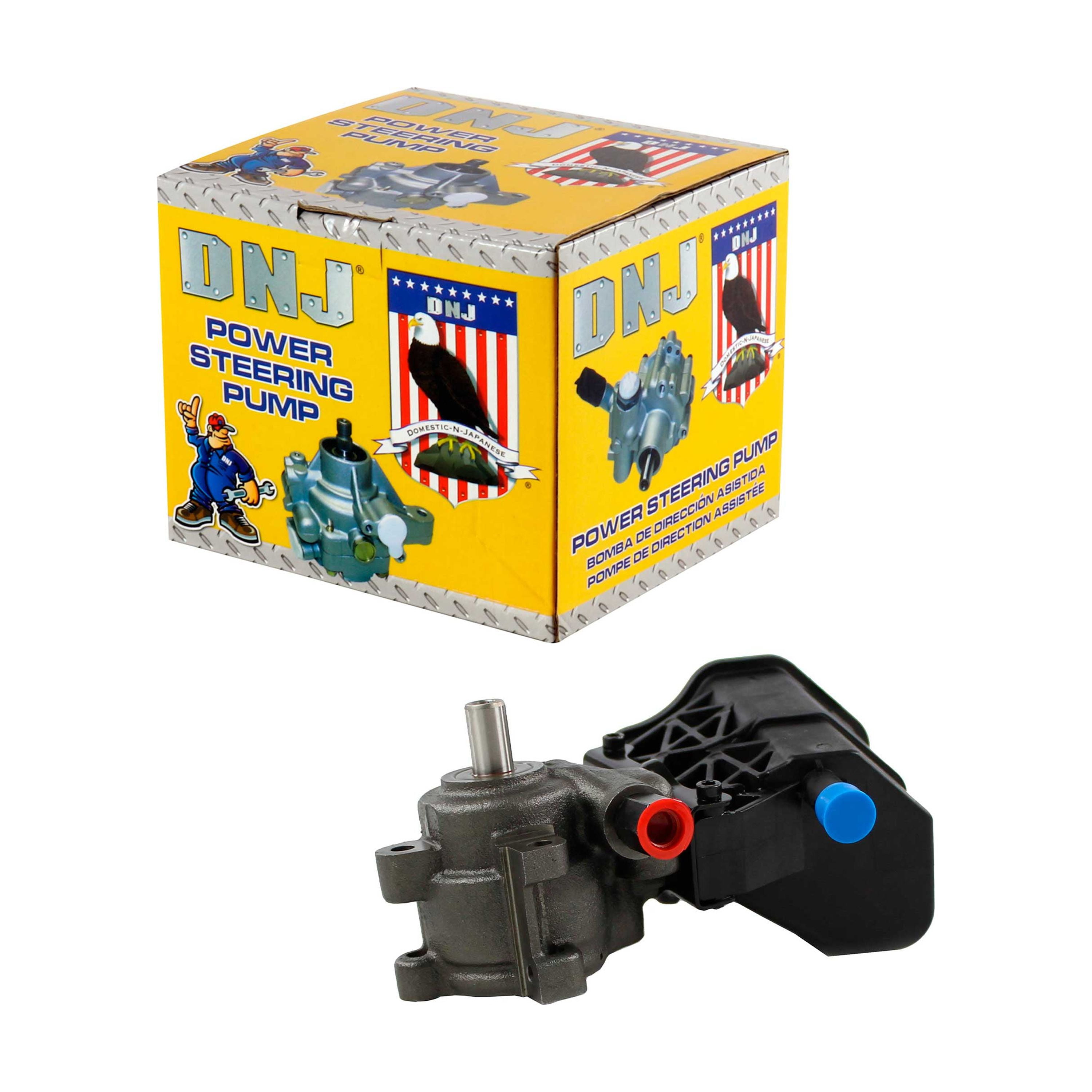 DNJ PSP1082 New Power Steering Pump Fits Cars & Trucks 02-07 Dodge RAM 5.7L 4.7L V8 V6 V10 OHV Fits select: 2002-2007 DODGE RAM 1500