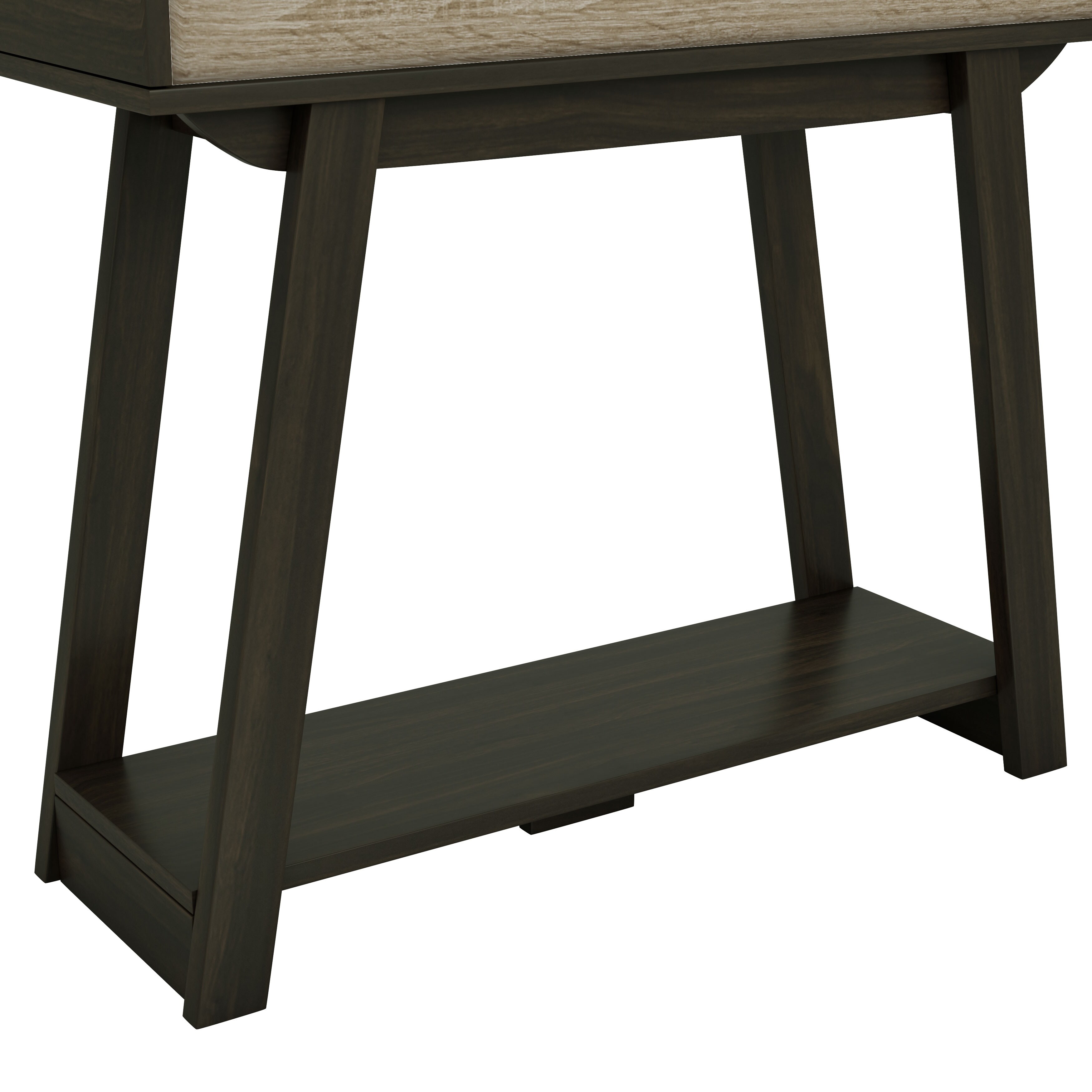 Denhour DH BASIC Modern 32-inch 1-shelf 1-drawer Console Table by  Wenge Wenge Finish