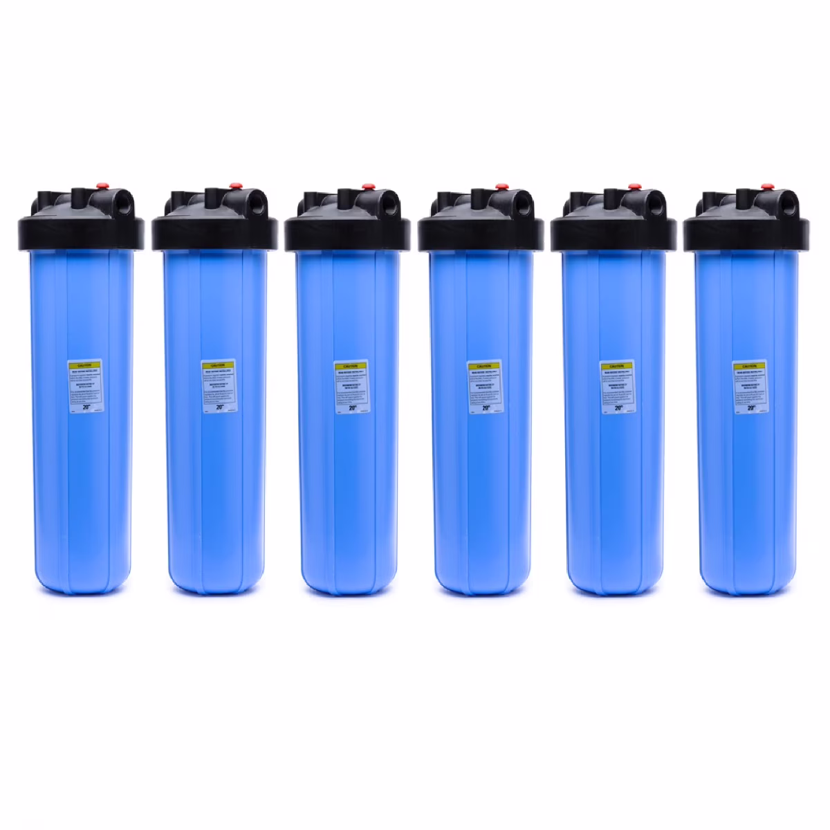 Pentek 150233 Big Blue 20 x 4.5 Inch Whole House Filter Housing 1 NPT (6 Pack)