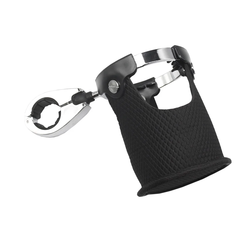Htovila Motorcycle Cup Holder Beverage Drink Can Handlebar Mount 360° Rotation Universal Bottle Holder for Motorcycle ATV UTV Kayak Marine Boat 78in to 1 14in Handlebar