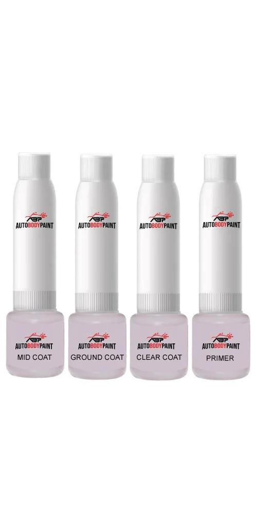 ABP Touch Up Basecoat Plus Clearcoat Plus Primer Spray Paint Kit Compatible with Snow White Pearl Optima Kia Motors (SWP)