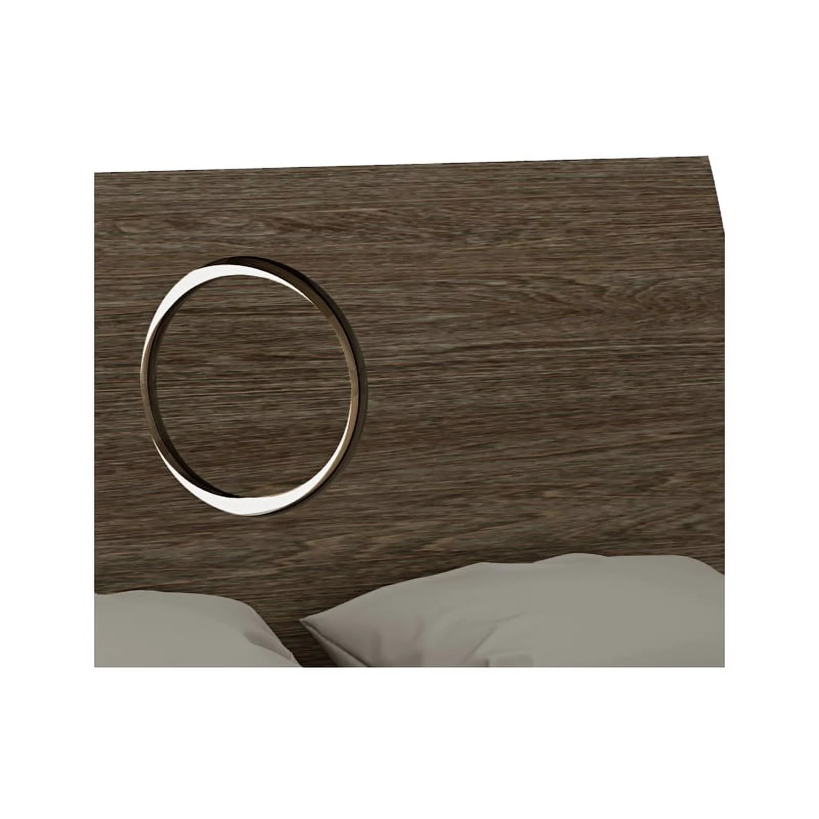 Titan Furnishings Rita 4-Piece Wood Eastern King Bedroom Set in Gray