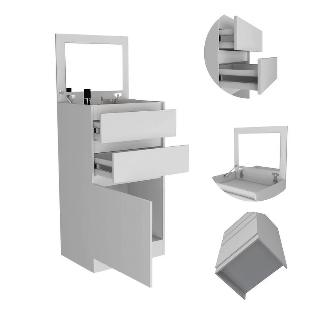 2-Drawer Dresser White