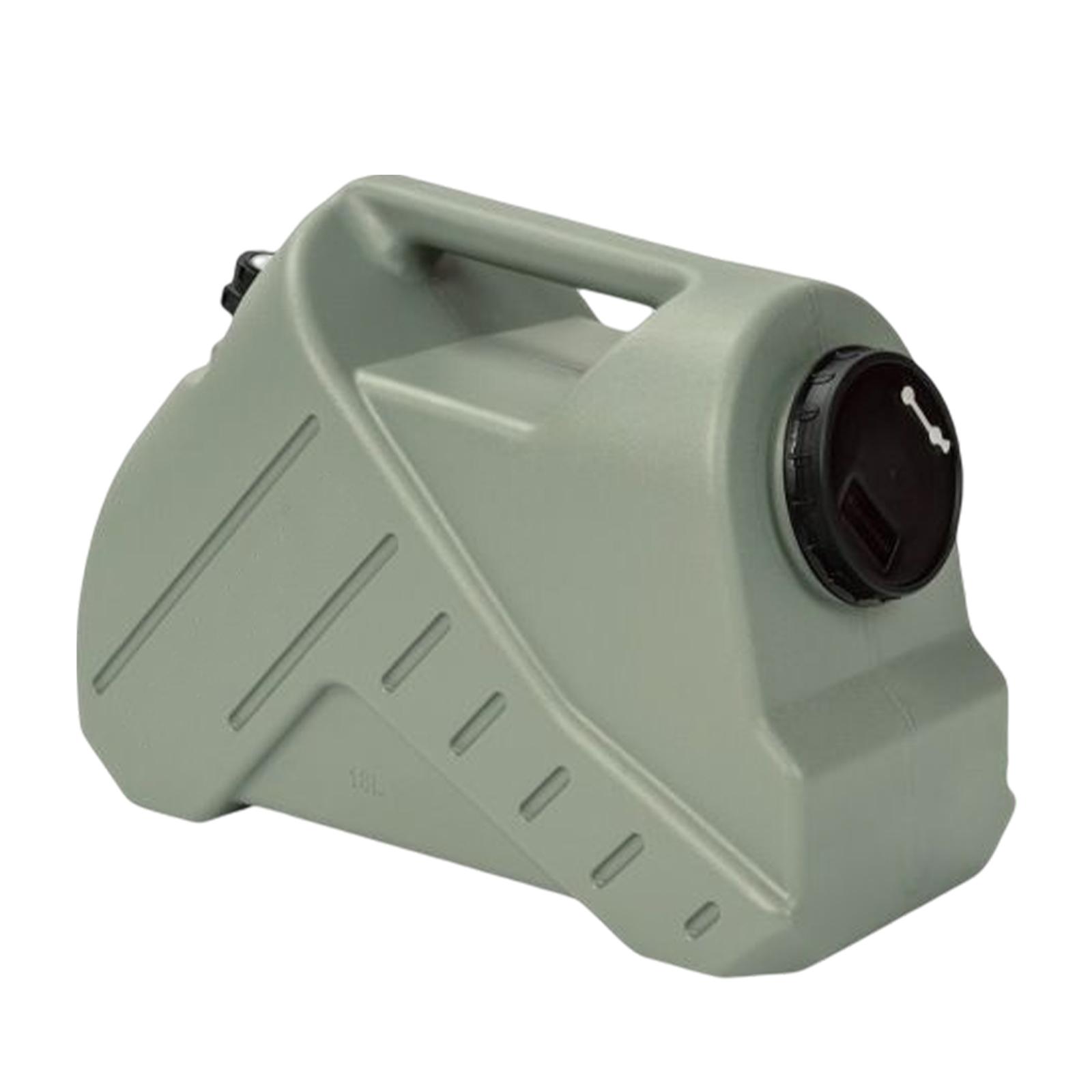 Portable Water Storage Tank with Faucet Drink Dispenser Bottle Water Jug Large Capacity for Backpacking Tourism Reservoir Survival BBQ 18L