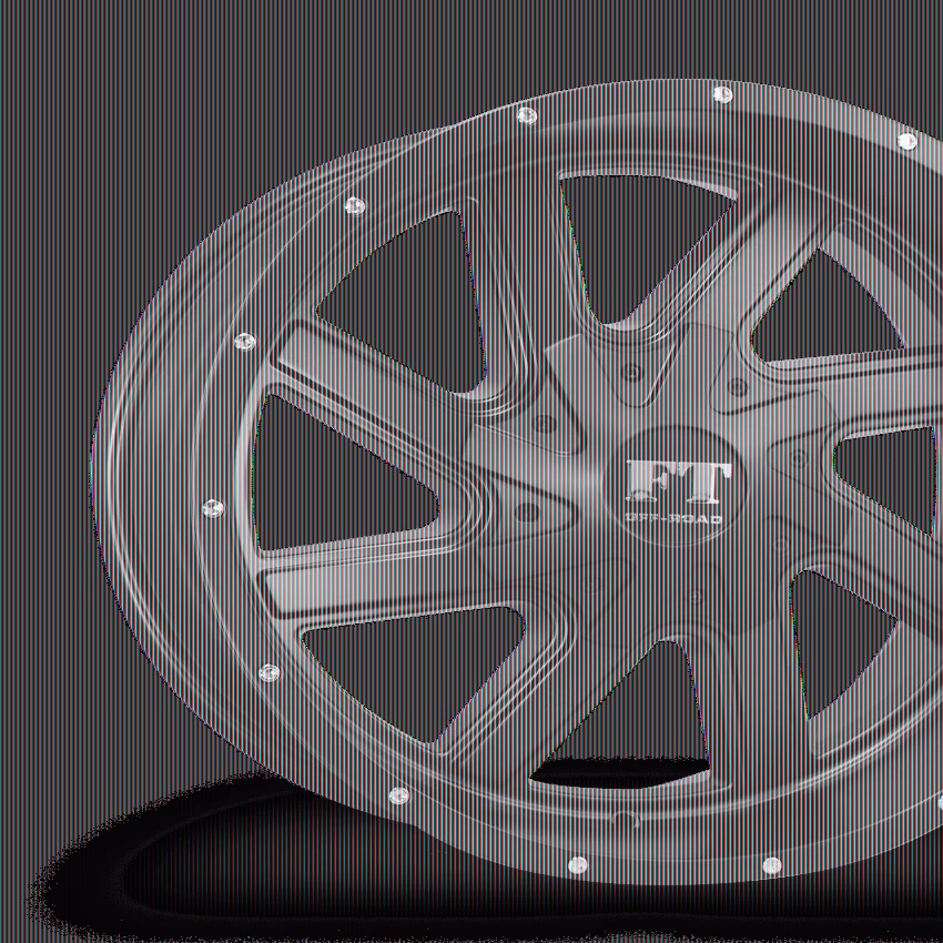 20X12 12-135/139.7 OFF ROAD FT-1 SATIN BLACK -44/108.1