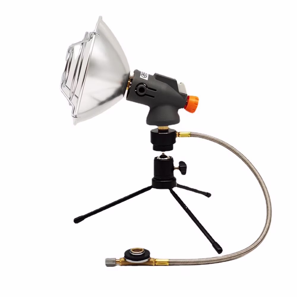 Anself Outdoor Camping Fishing Heaters Portable Heating Stoves Rotatable Warmer With Tripod Winter Hiking Tent Warming Equipment