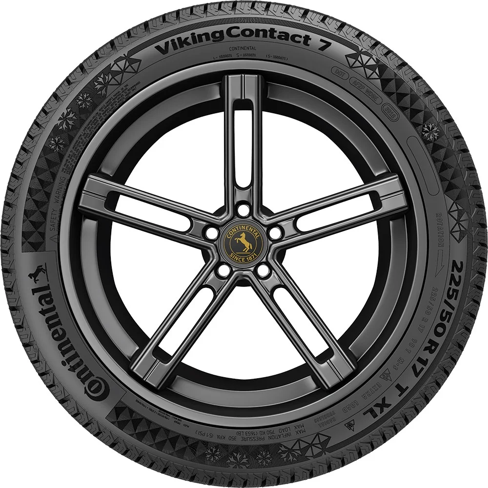 Continental VikingContact 7 Winter 255/55R20 110T XL Passenger Tire Fits: 2017 Chevrolet Traverse LT, 2019-23 Chevrolet Traverse True North