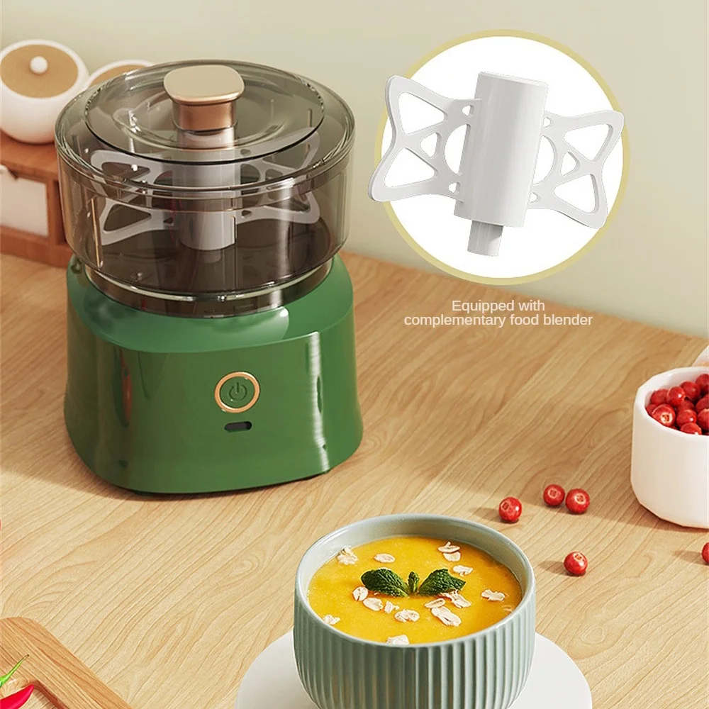 Household Electric Garlic Artifact Meat Grinder Multifunctional Garlic Stirring Kitchen Cooking Machine Automatic Garlic Stirring Garlic Household Small Food Supplementary Machine