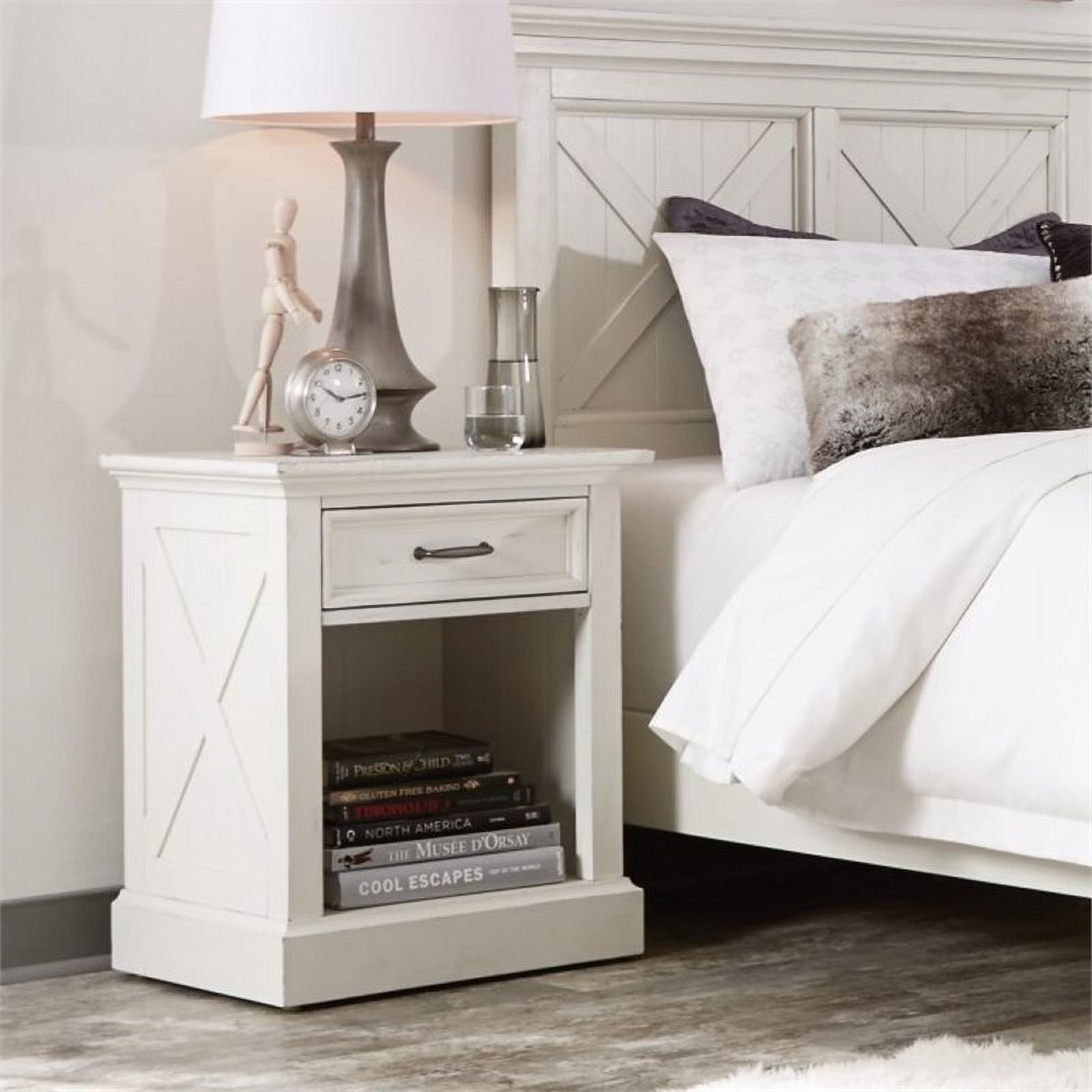 Home Square 3-Piece Set with Queen Headboard and Nightstand & Dresser