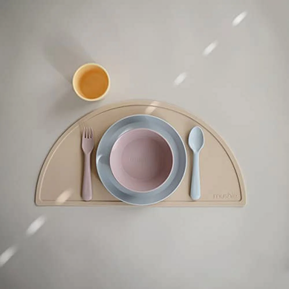 Round Plate Dinnerware Set (Soft Lilac)