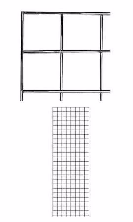 2 Foot X 6 Foot  Wire Grid Panel - 3” On Center ¼