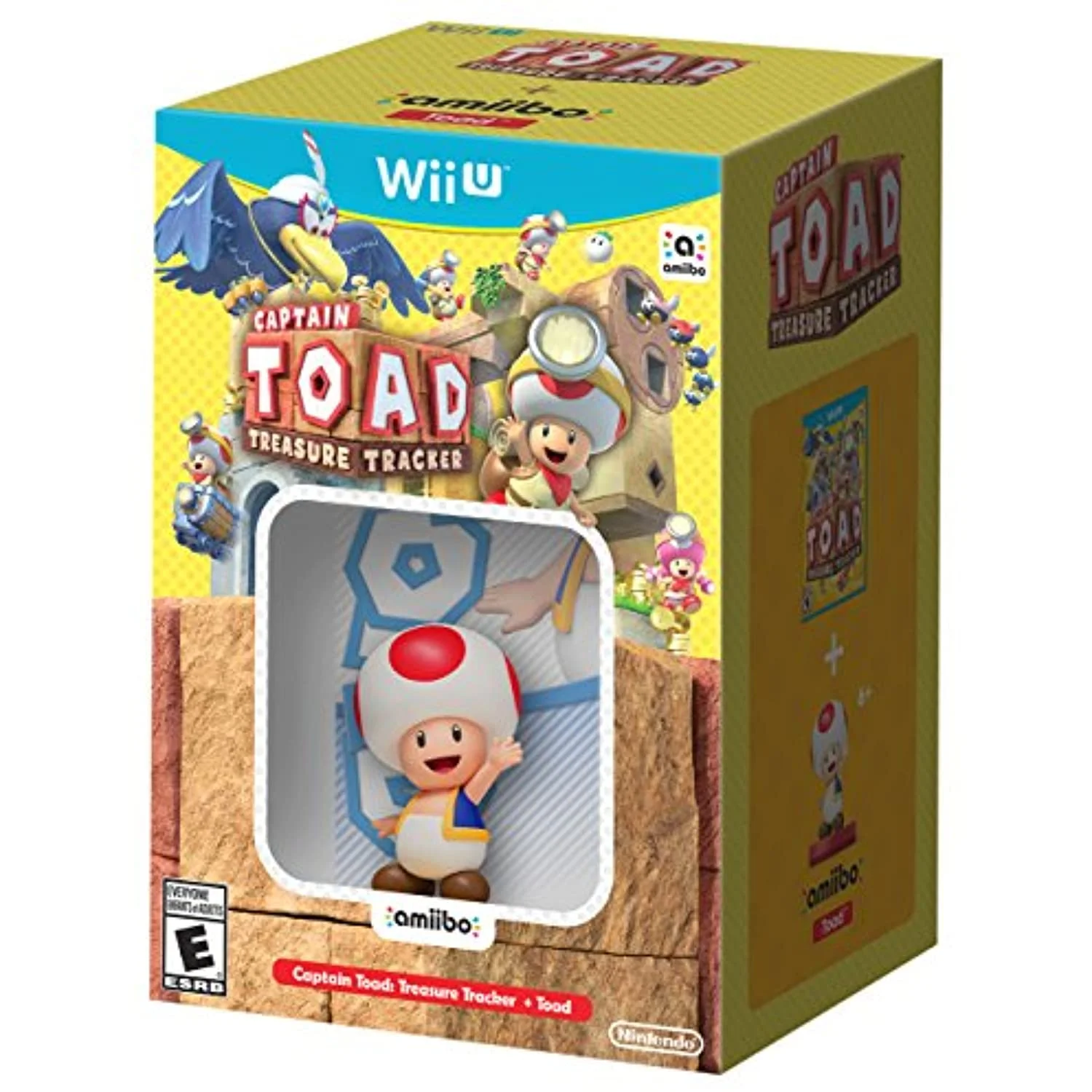 Captain Toad: Treasure Tracker + Toad Amiibo - Wii U