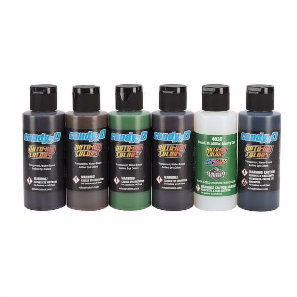 CREATEX COLORS / IWATA 468000 CANDY2O PRIMARY SET 2OZ