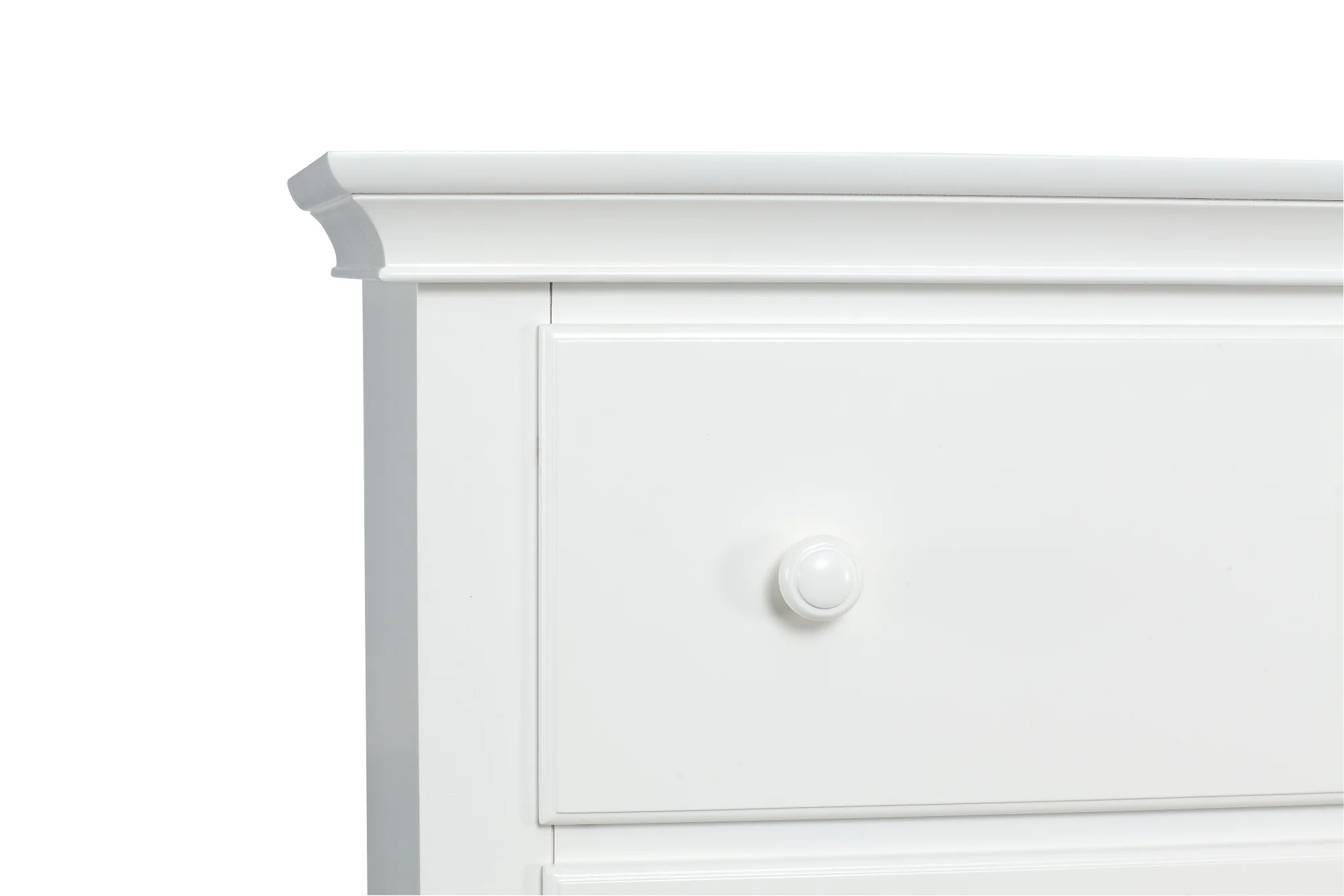 Suite Bebe Hayes 6-Drawer Traditional Wood Double Dresser in White