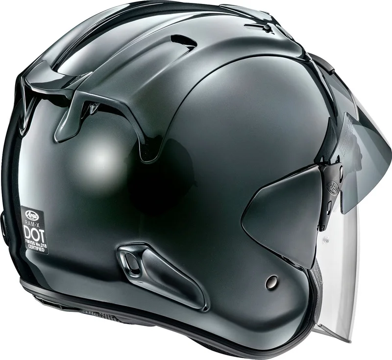 Arai Ram-X Solid Open Face Motorcycle Helmet (M2020D) Diamond Black LG