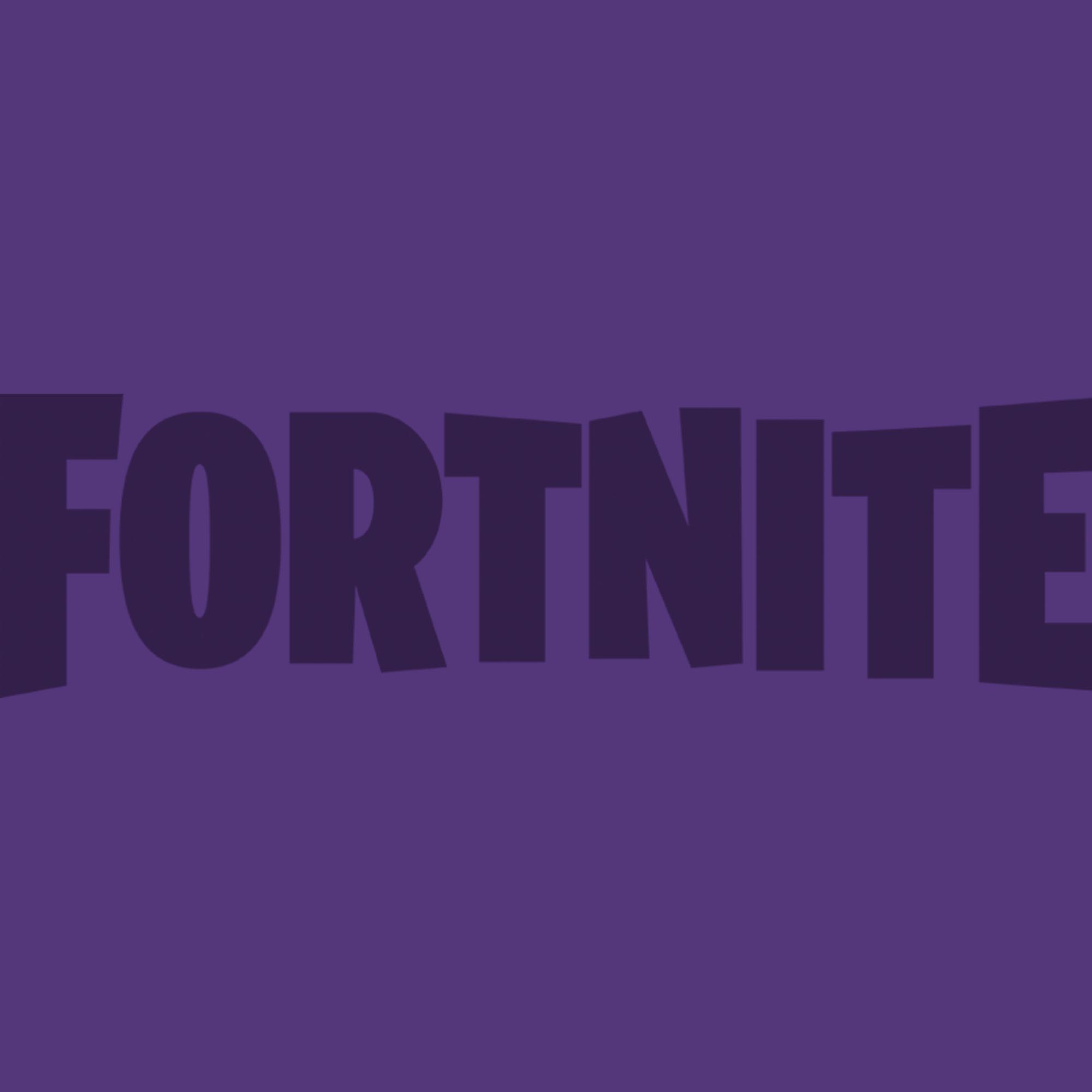 Men's Fortnite Purple Logo  Graphic Tee Purple Medium