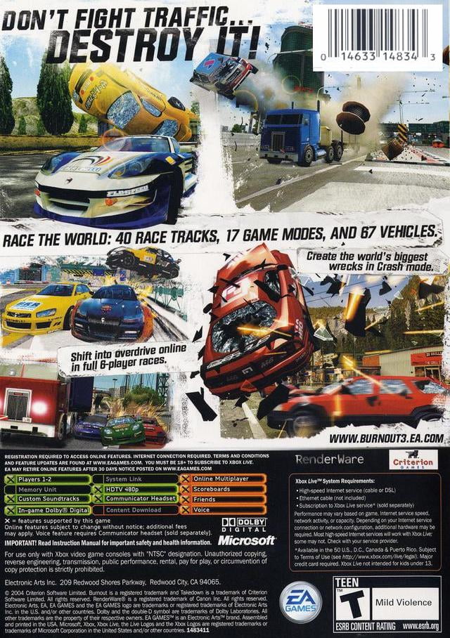 Burnout 3: Takedown - Xbox