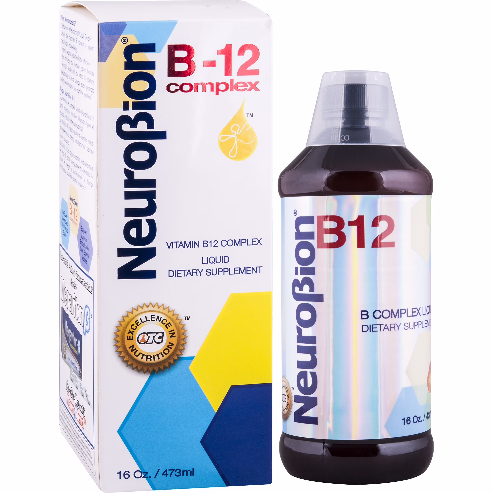 Neurobion B12 Complex Liquid Metabolism and Energy Supplement, 16 fl oz