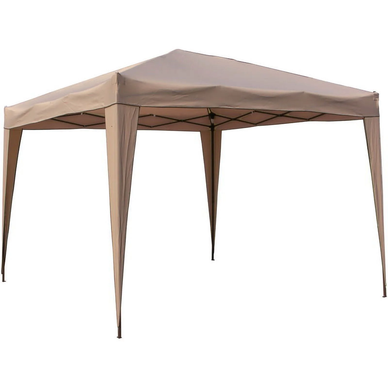 International Caravan YF-3031-TC Square Folding Gazebo, Terra Cotta