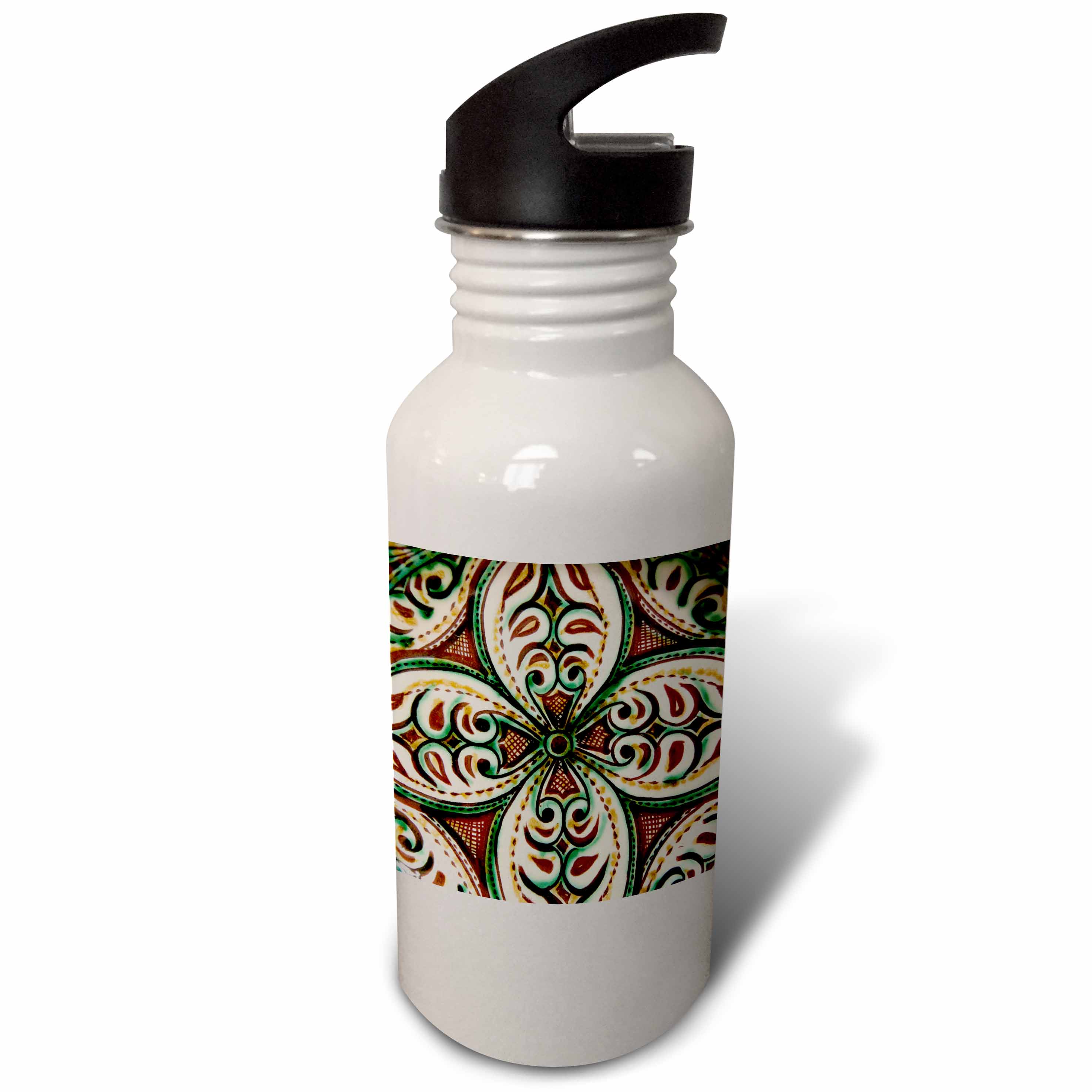 Bulgaria, Veliko Tarnovo, pottery - EU05 CMI0110 - Cindy Miller Hopkins 21 oz Sports Water Bottle wb-81104-1