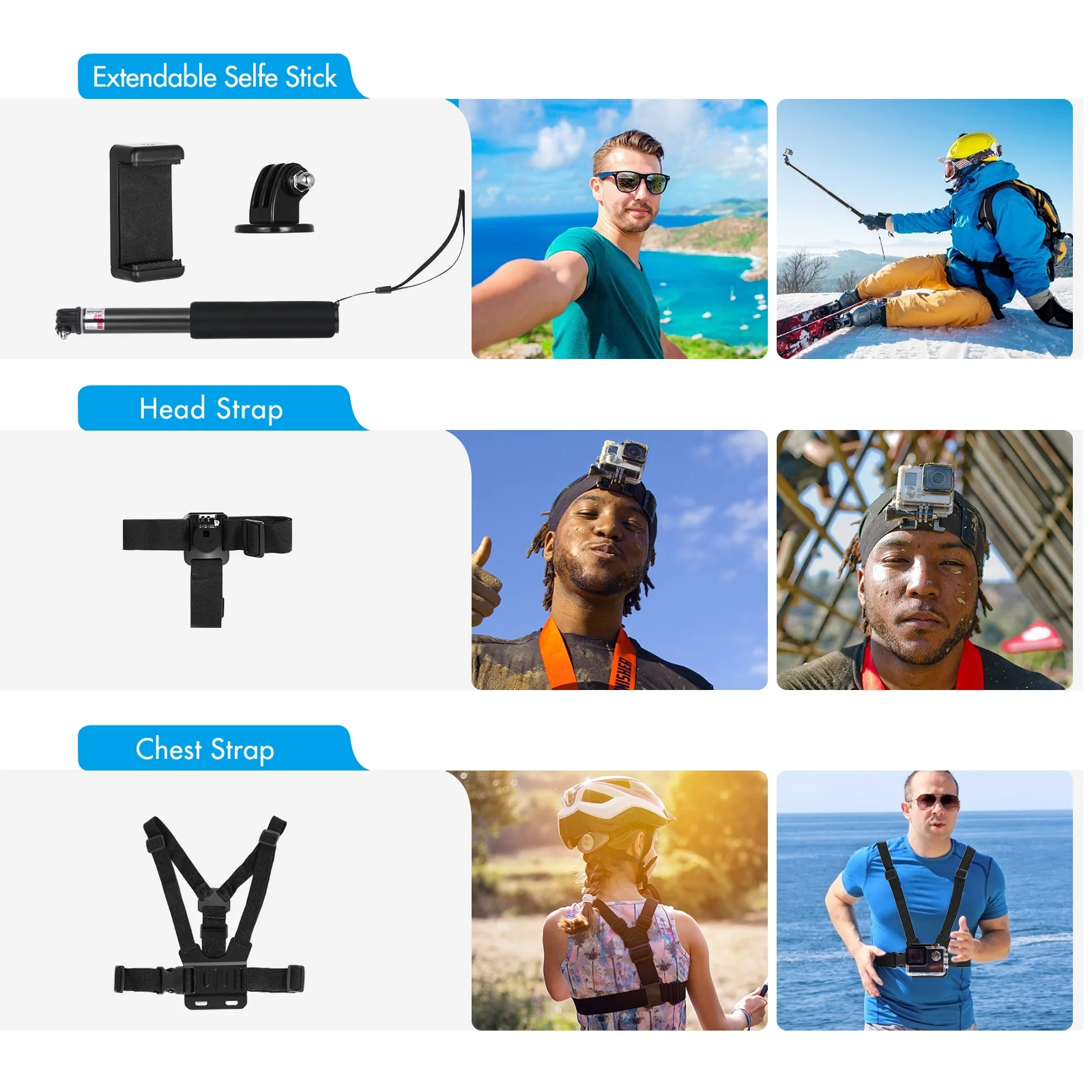 Camnoon Camera Mount Kit,Camera Set 11 Camera Kit Compatible Set 11 10 Camera Kit 10 9 8 11 10 9 7 6 5 9 8 Max Camera Kit Compatible 11 60-in-1 Camera 8 Max 7 Compatible 11 10 Max 7 6