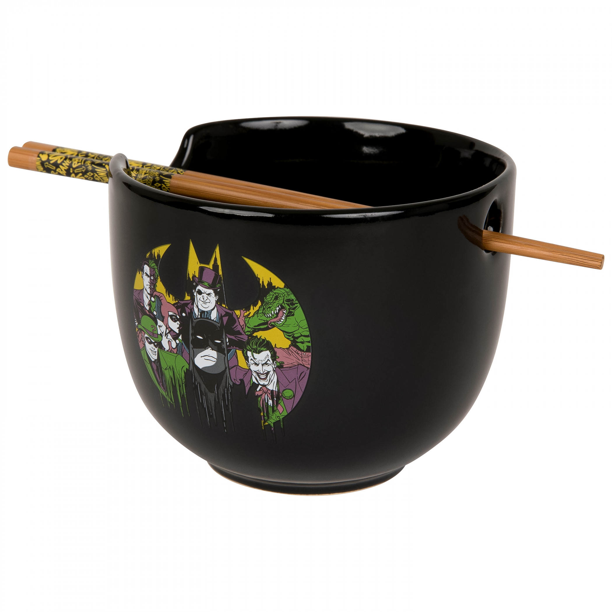 Batman 860725 Batman & Villains Ramen Bowl with Chopsticks