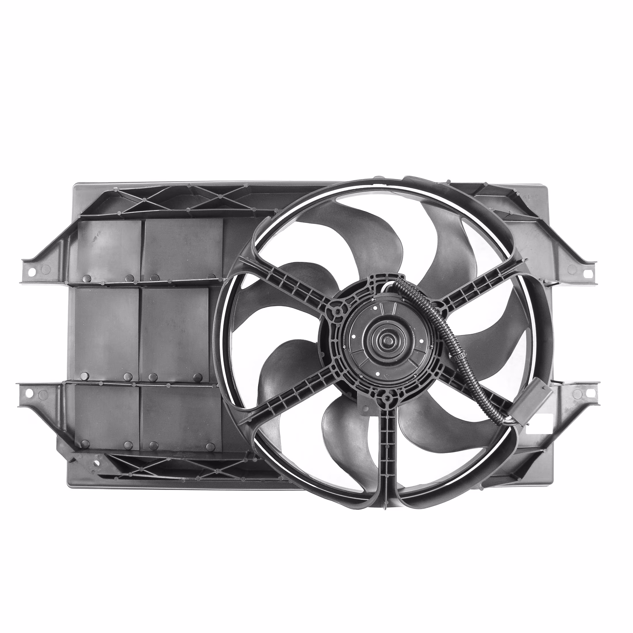 Agility Auto Parts 6017113 Dual Radiator and Condenser Fan Assembly for Chrysler Models